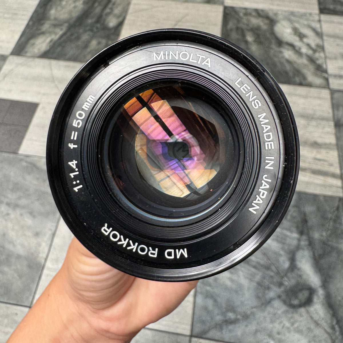 Minolta 50mm F/1.4 Rokkor-X MD Mount Manual Focus Lens {55}
