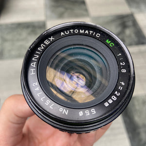 Hanimex Automatic MC 28mm f/2.8 Lens