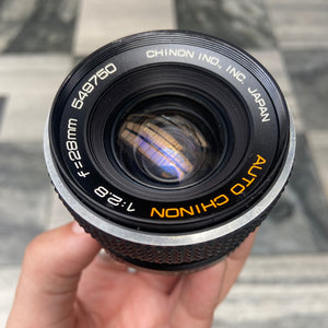 Auto Chinon 28mm f/2.8 Lens