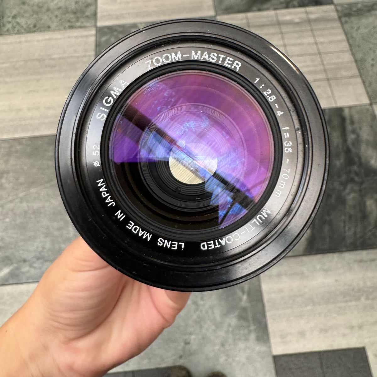 【C6411】OM-2+SIGMA ZOOM-MASTER 35-70mm Sigma Zoom Master F2.8-4 35-70mm Pentax PKA Mount Lens - SLR