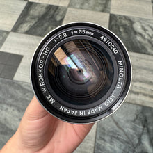 Load image into Gallery viewer, Minolta MC W.Rokkor-HG 35mm f/2.8 Lens