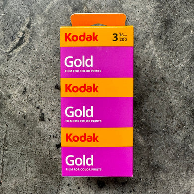 Kodak Gold 200 135-36 35mm - 3 pack!