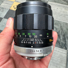 Load image into Gallery viewer, Minolta 100mm f/2.5 Lens