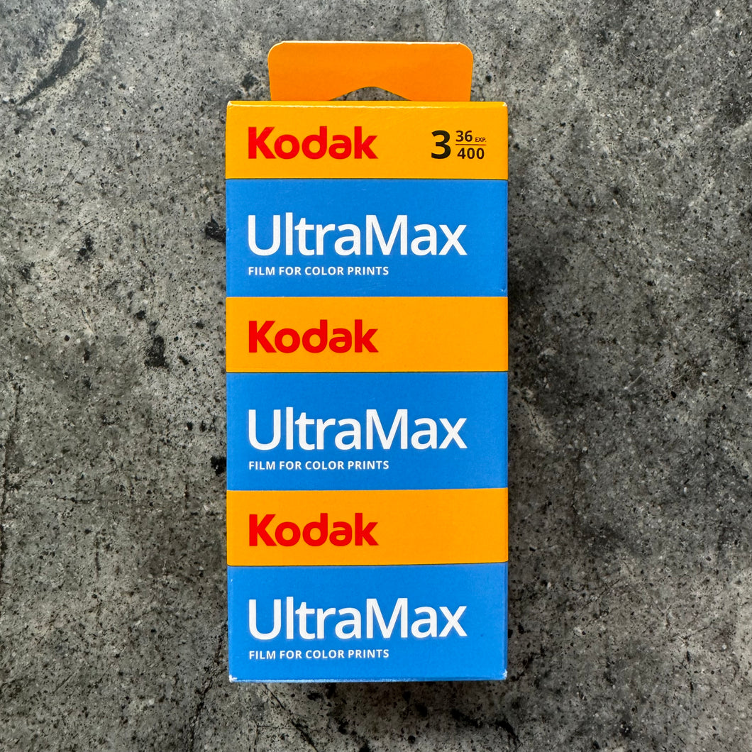 Kodak UltraMax 400 135-36 35mm - 3 pack!