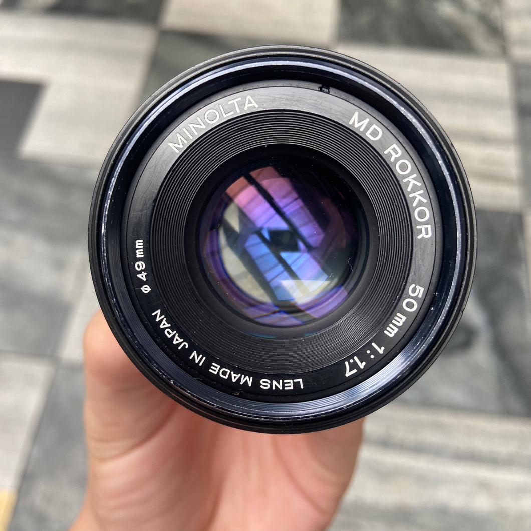 Minolta MD Rokkor 50mm f/1.7 Lens