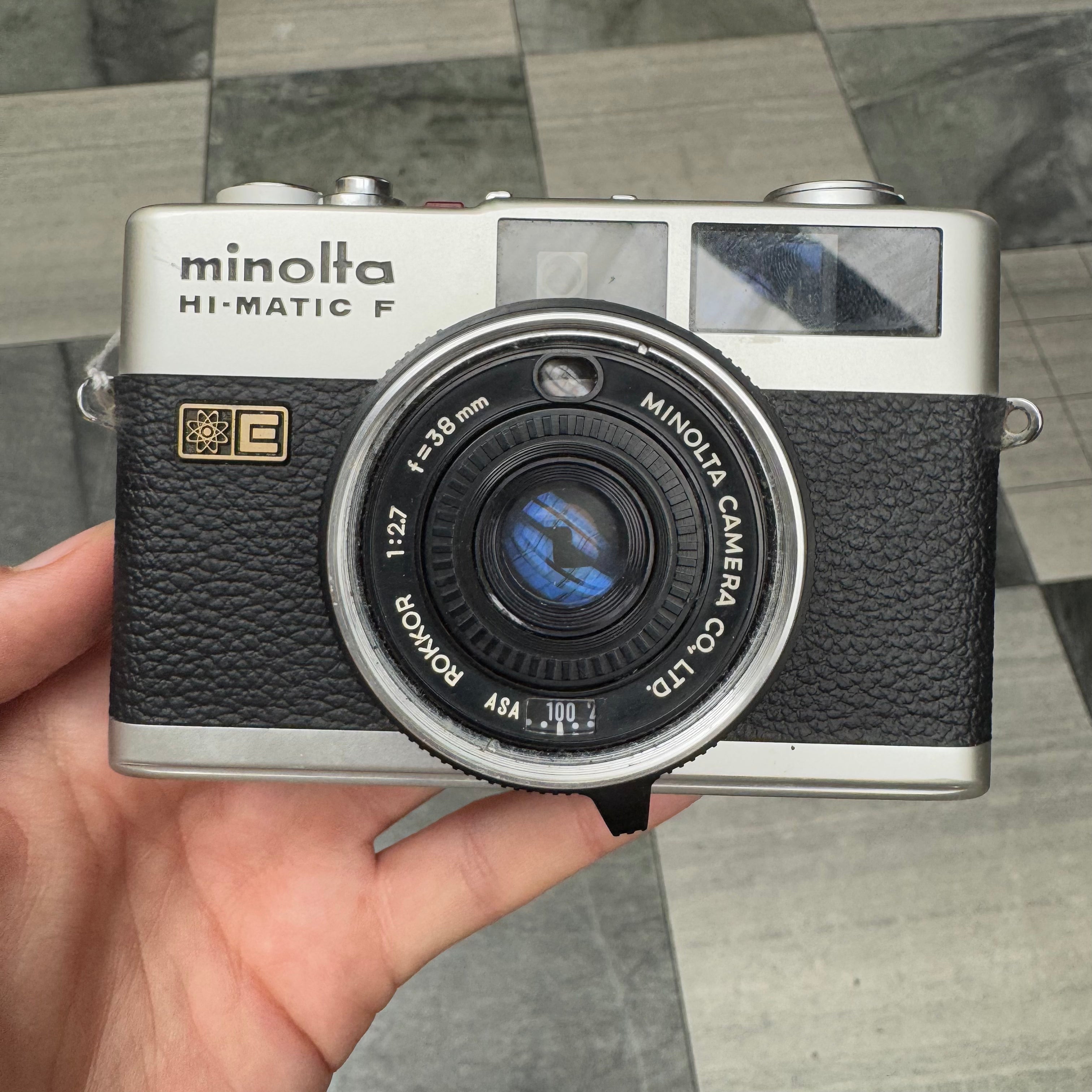 整備品　Minolta HI-MATIC F black. レンジファインダー Minolta Hi-Matic F – Junktion NZ