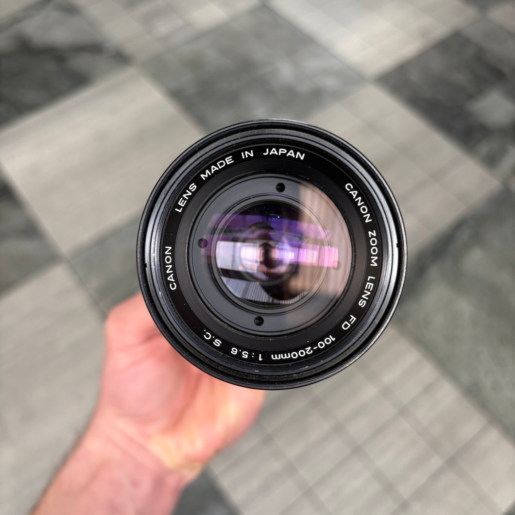 Canon Zoom FD 100-200mm f/5.6 S.C. Lens