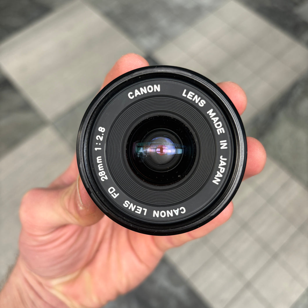 Canon FD 28mm f/2.8 Lens