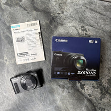 Load image into Gallery viewer, Canon Powershot SX610 HS