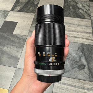 Canon FD 200mm f/1.4 Lens