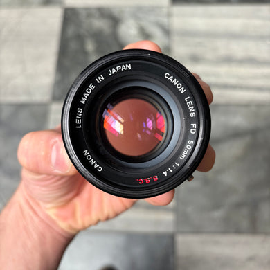Canon 50mm 1.4 S.S.C lens