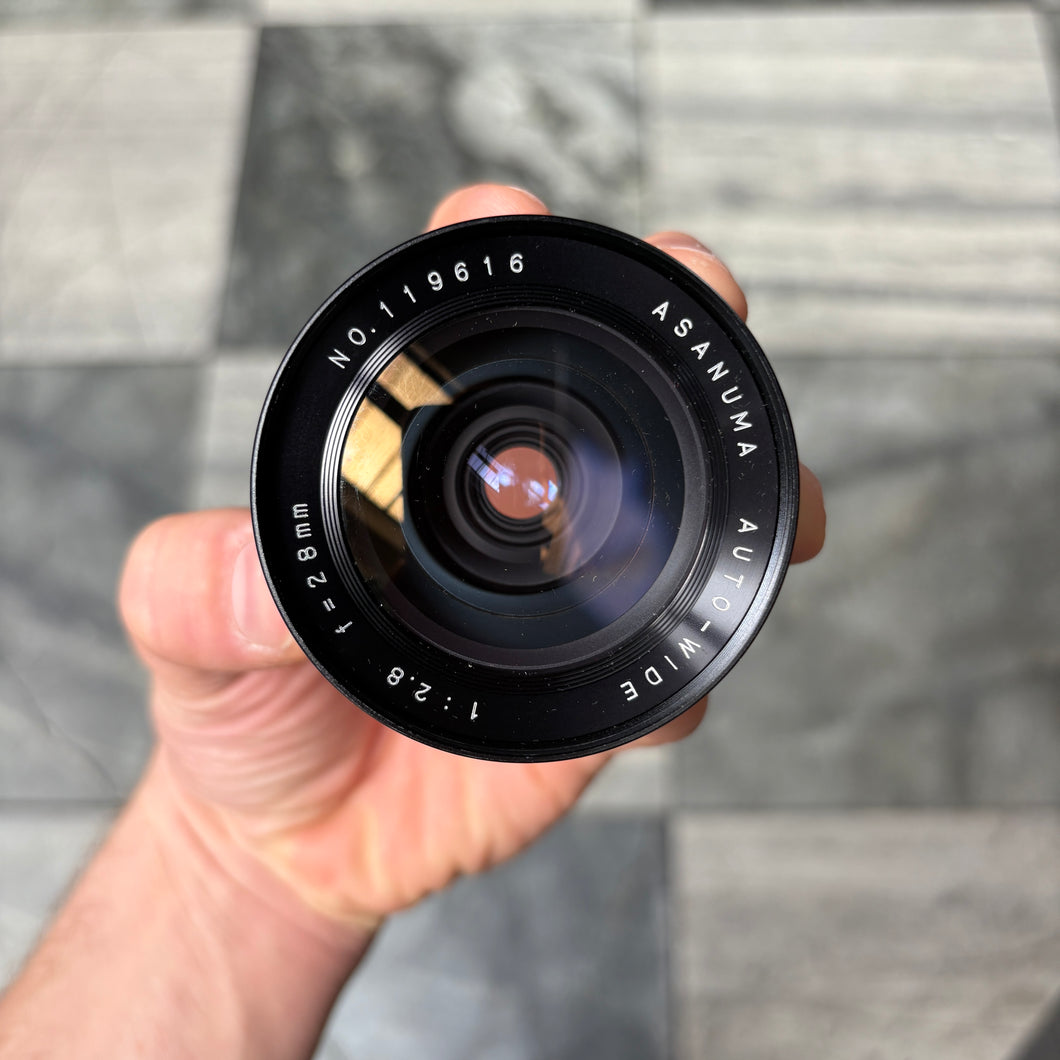 Asanuma Auto-Wide 28mm F/2.8 Lens