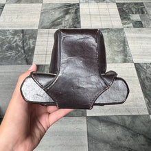 Load image into Gallery viewer, Vintage Olympus OM Series Dark Brown Leather Case