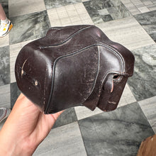 Load image into Gallery viewer, Vintage Olympus OM Series Dark Brown Leather Case