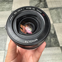 Load image into Gallery viewer, Minolta AF Zoom 35-80mm f/4(22)-5.6 lens