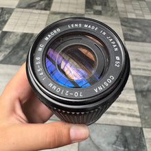 Load image into Gallery viewer, Cosina 70-210mm f/4.5-5.6 MC Macro Lens