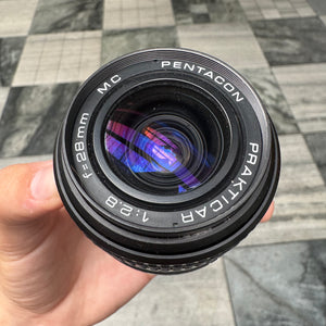 Pentacon Prakticar MC 28mm f/2.8 Lens