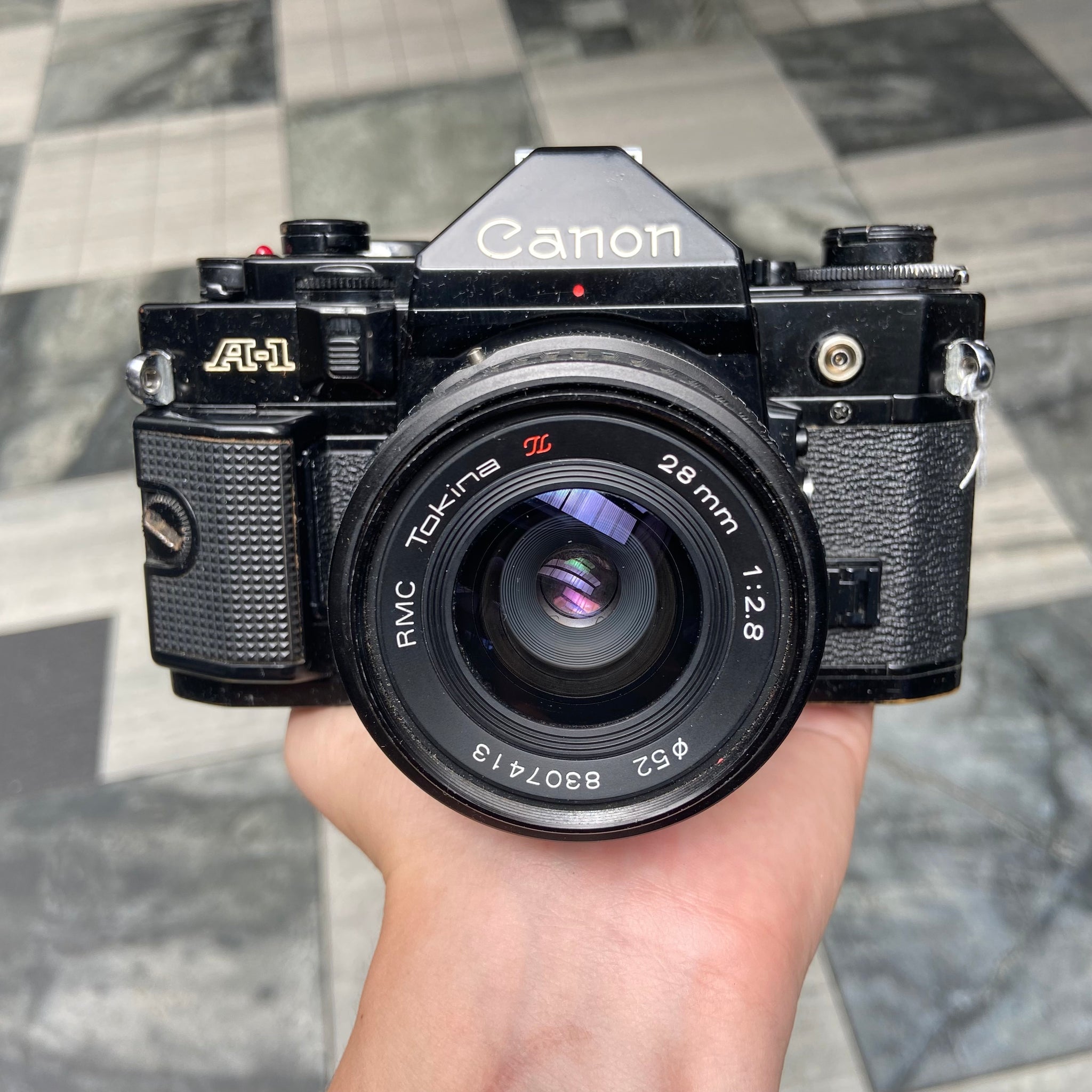 Canon A-1 1294838、レンズ28mm1:2.8 - フィルムカメラ