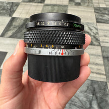 Load image into Gallery viewer, Olympus OM-System G.Zuiko Auto-W 35mm f/2.8 Lens