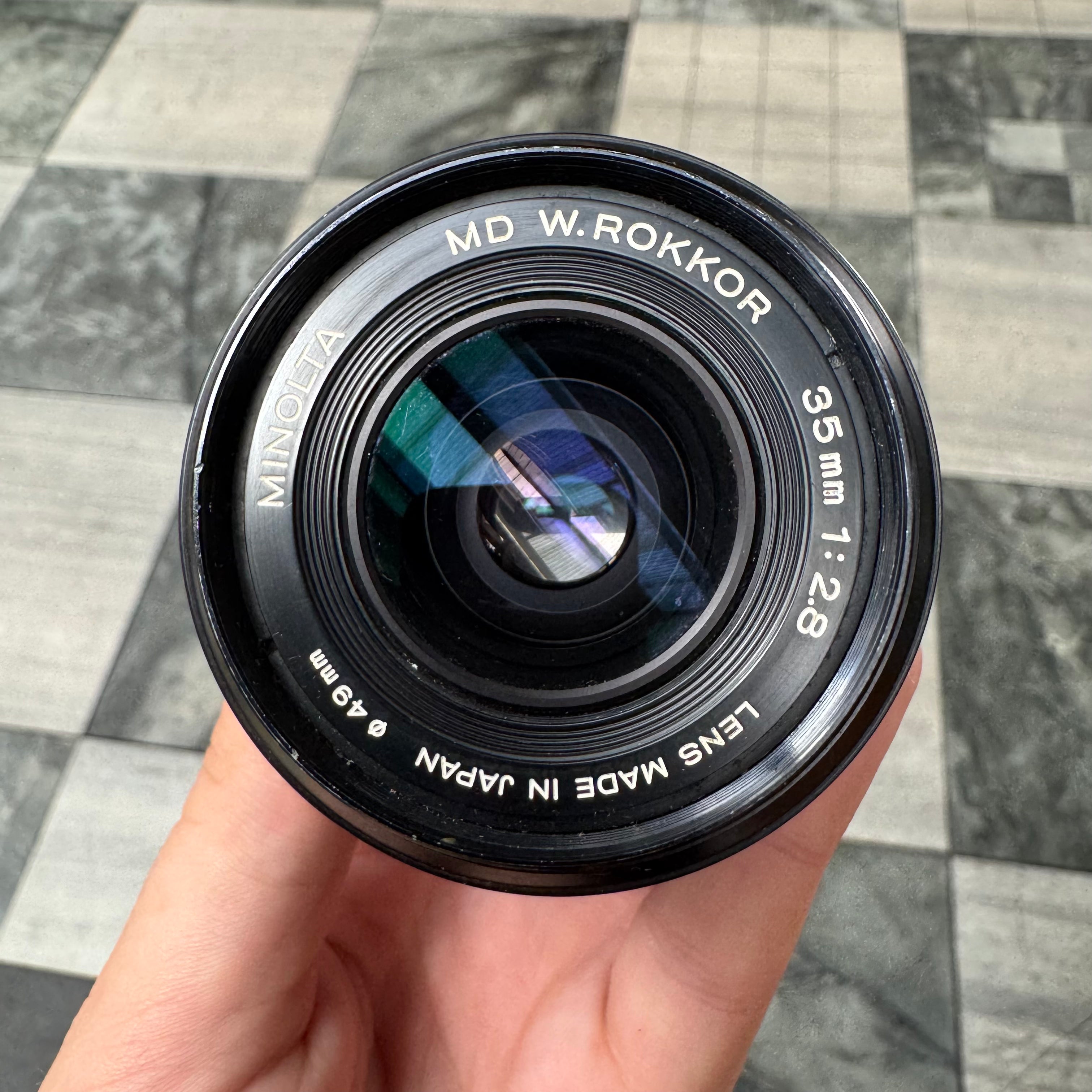 Minolta MD W.ROKKOR 35mm f/2.8 【R95】 Minolta MD W.Rokkor 35mm f/2.8 Lens – Junktion NZ