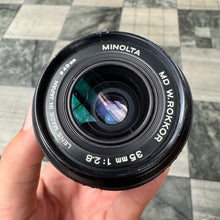 Load image into Gallery viewer, Minolta MD W.Rokkor 35mm f/2.8 Lens