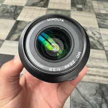 Load image into Gallery viewer, Minolta MD 28mm f/2.8 Lens