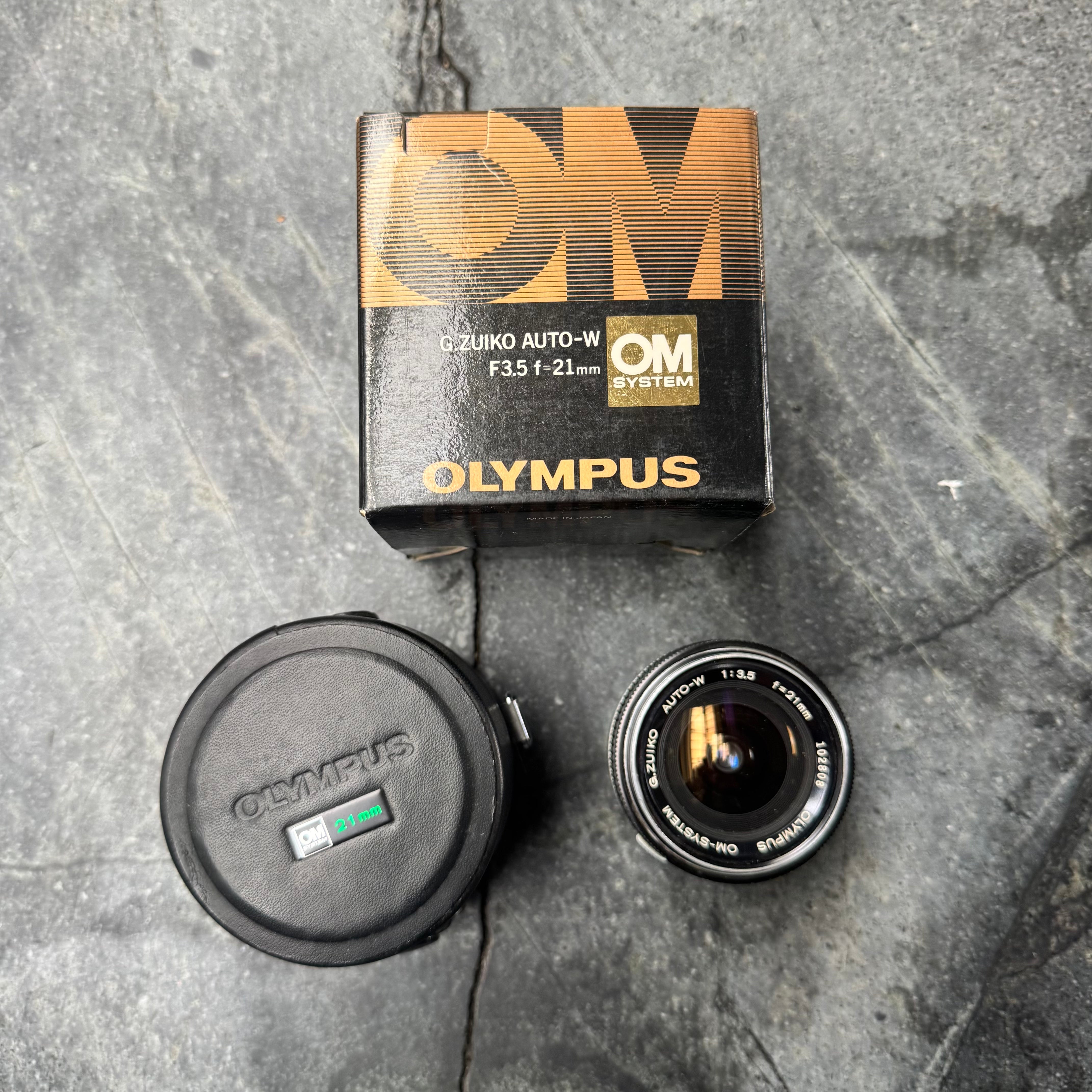 Olympus OM-System G.Zuiko Auto-W 21mm f/3.5 Lens – Junktion NZ