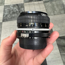 Load image into Gallery viewer, Nikon AI Nikkor 50mm f/2 Lens