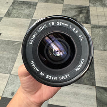 Load image into Gallery viewer, Canon FD 28mm f/2.8 S.C Lens