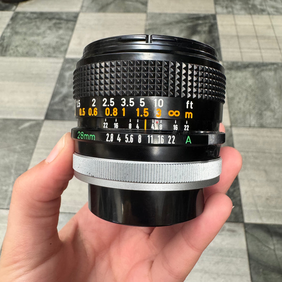 Canon FD 28mm f/2.8 S.C Lens