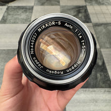 Load image into Gallery viewer, Nikkor-S Auto 50mm f/1.4 Lens