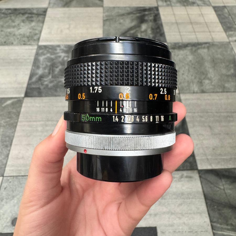 Canon FD 50mm f/1.4 S.S.C Lens