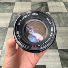 Load image into Gallery viewer, Canon FD 50mm f/1.4 S.S.C Lens
