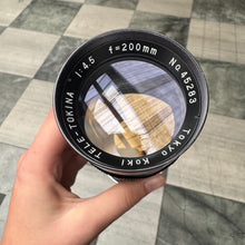 Load image into Gallery viewer, Tele-Tokina 200mm f/4.5 Lens