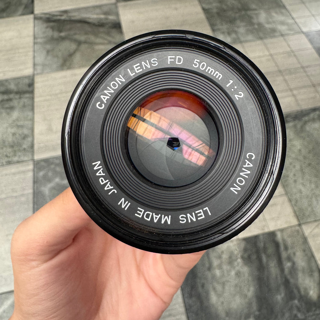 Canon FD 50mm f/2 Lens