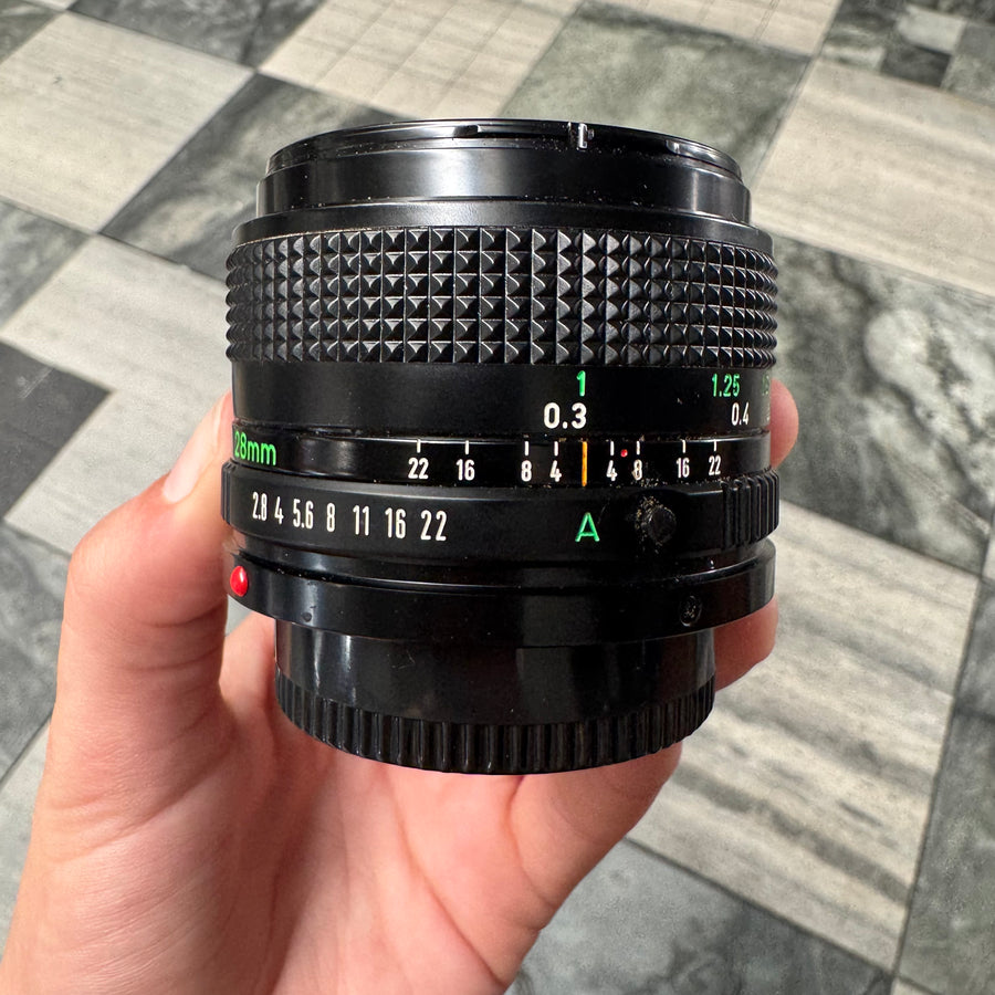 Canon FD 28mm f/2.8 Lens