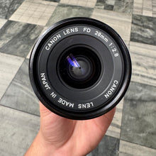 Load image into Gallery viewer, Canon FD 28mm f/2.8 Lens