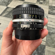 Load image into Gallery viewer, Nikon Nikkor 50mm f/1.4 Lens