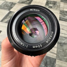 Load image into Gallery viewer, Nikon Nikkor 50mm f/1.4 Lens