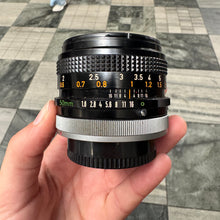 Load image into Gallery viewer, Canon FD 50mm f/1.8 S.C Lens