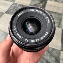 Load image into Gallery viewer, Canon FD 28mm f/2.8 Lens