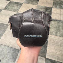 Load image into Gallery viewer, Vintage Olympus Leather Camera Case