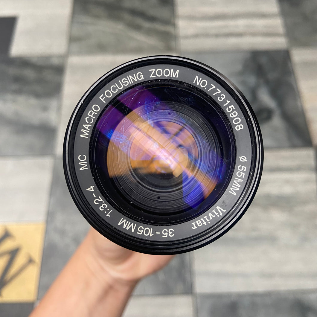 Vivitar 35-105mm f/3.2-4 Macro Focusing Zoom Lens