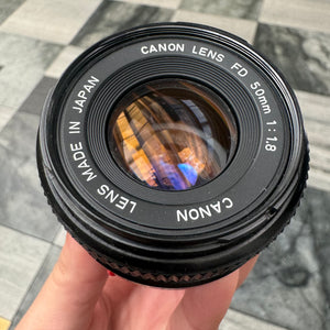 Canon FD 50mm f/1.8 Lens