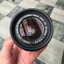 Load image into Gallery viewer, Canon Zoom FD 28-55mm f/3.5-4.5 Lens