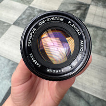 Load image into Gallery viewer, Olympus OM-System F.Zuiko Auto-S 50mm f/1.8 Lens