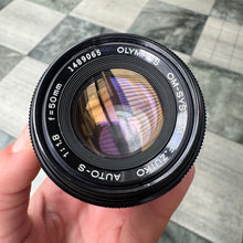 Load image into Gallery viewer, Olympus OM-System F.Zuiko Auto-S 50mm f/1.8 Lens