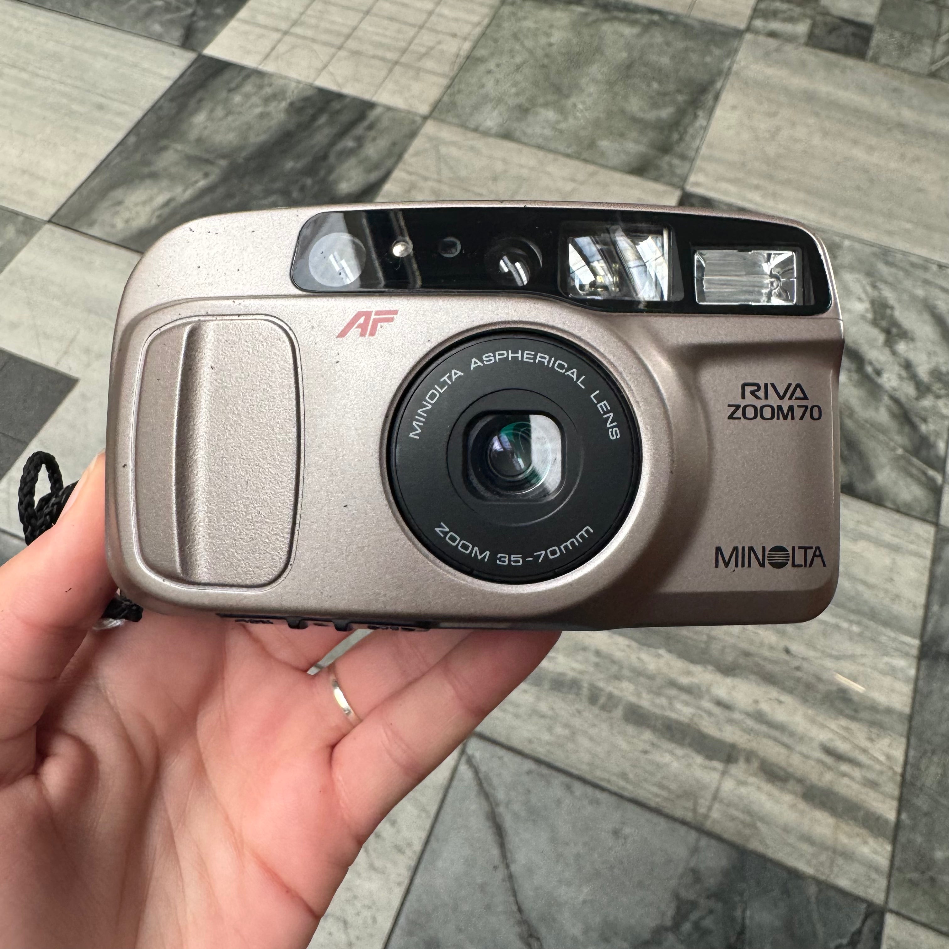 動作確認済】 Minolta RIVA ZOOM 70 F0724-11e p MINOLTA RIVA ZOOM70