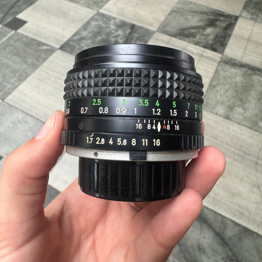 Minolta MC Rokkor-X PF 50mm f/1.7 Lens