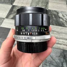 Load image into Gallery viewer, Minolta MC W.Rokkor-HG 35mm f/2.8 Lens